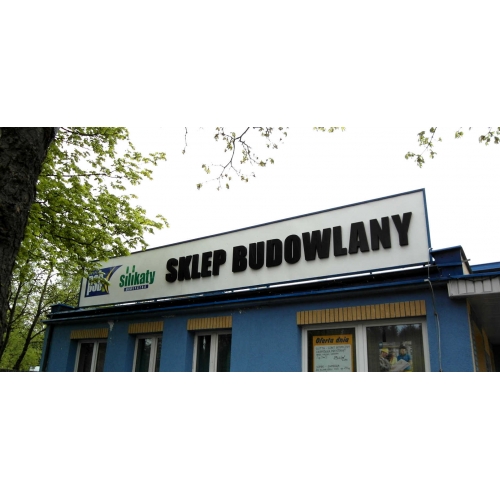 Litery przestrzenne Sklep budowlany PSB